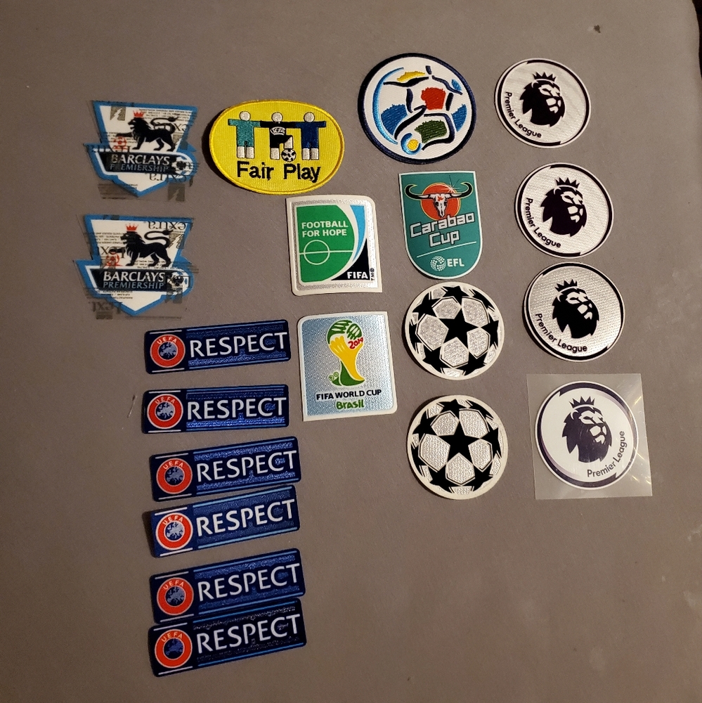 MISCELLANEOUS RARE Soccer Patches. Premier League Europe, Champions League ETC.